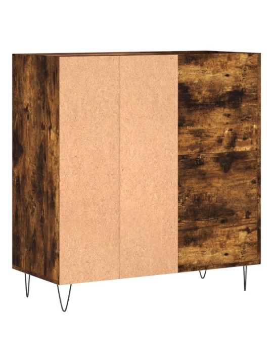 Skříňka na LP desky kouřový dub 84,5x38x89 cm kompozitní dřevo