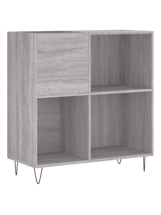 Skříňka na LP desky šedá sonoma 84,5x38x89 cm kompozitní dřevo