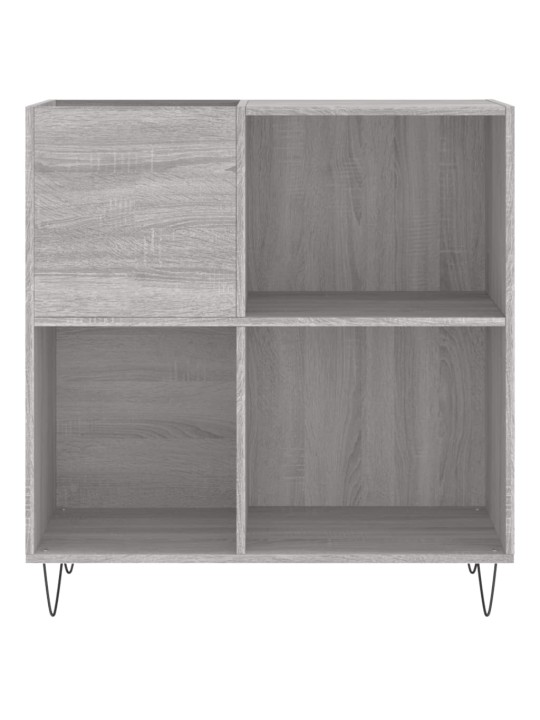 Skříňka na LP desky šedá sonoma 84,5x38x89 cm kompozitní dřevo