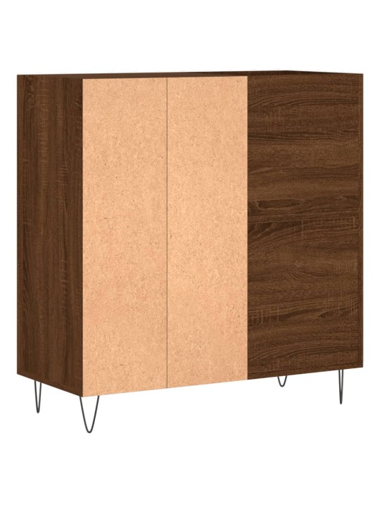 Skříňka na LP desky hnědý dub 84,5x38x89 cm kompozitní dřevo