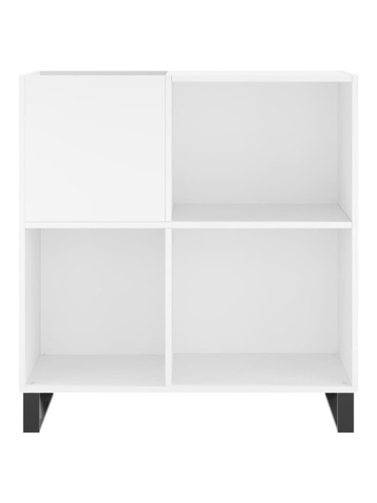 Skříňka na LP desky bílá 84,5 x 38 x 89 cm kompozitní dřevo