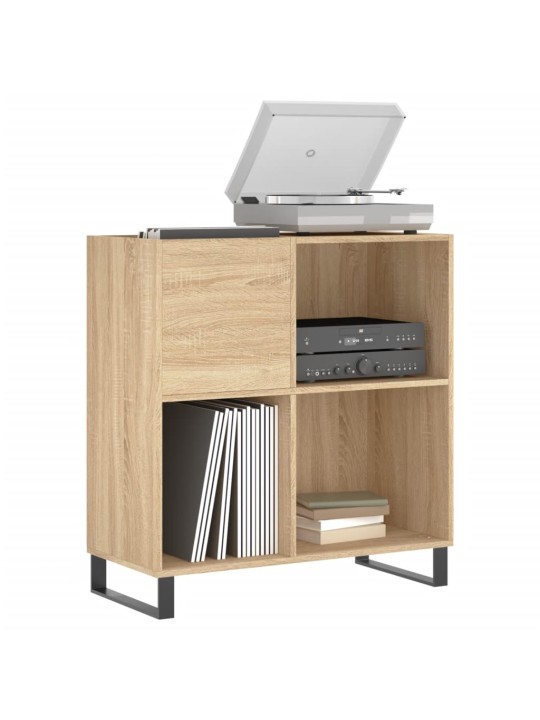 Skříňka na LP desky dub sonoma 84,5x38x89 cm kompozitní dřevo