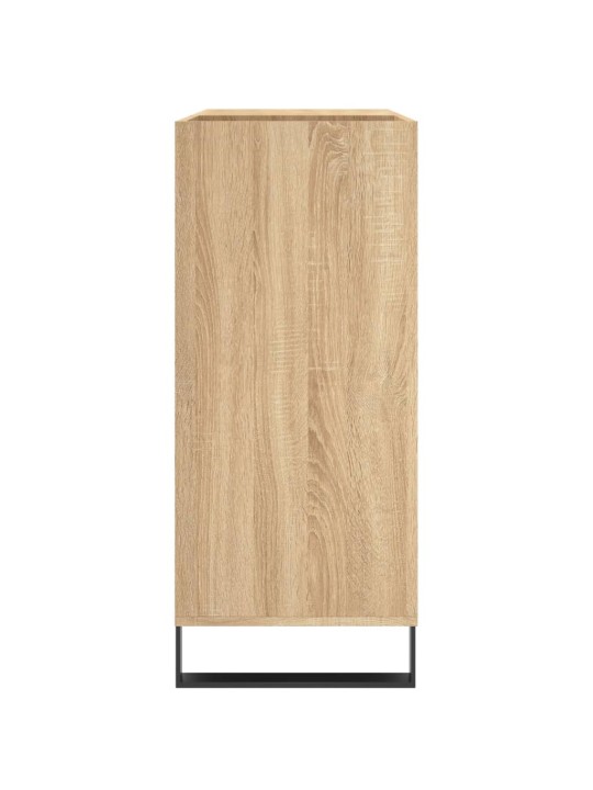 Skříňka na LP desky dub sonoma 84,5x38x89 cm kompozitní dřevo