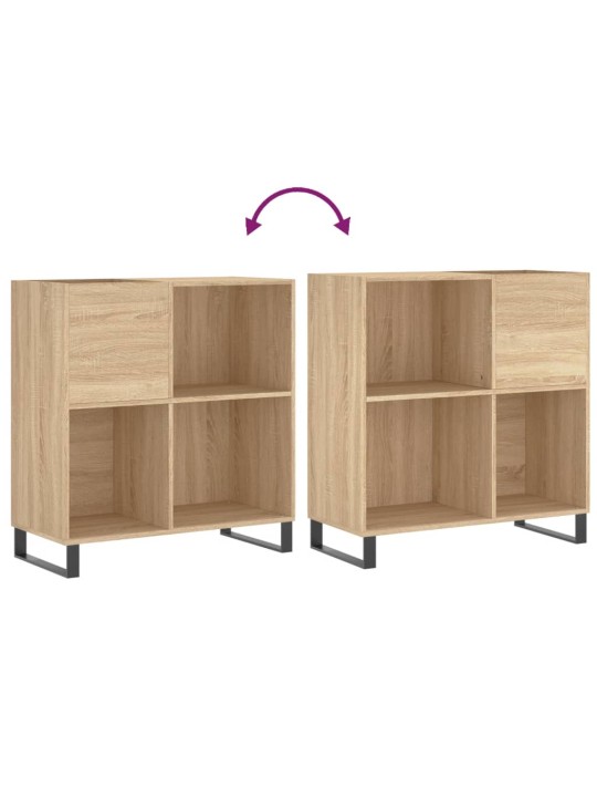 Skříňka na LP desky dub sonoma 84,5x38x89 cm kompozitní dřevo