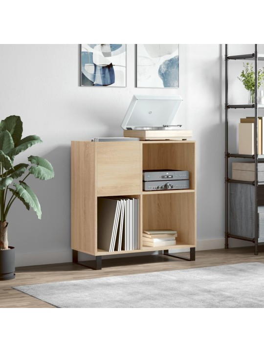 Skříňka na LP desky dub sonoma 84,5x38x89 cm kompozitní dřevo