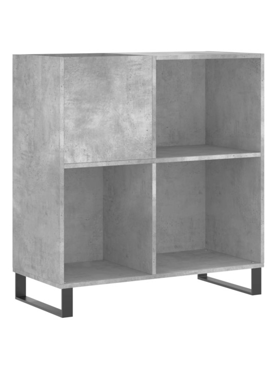 Skříňka na LP desky betonově šedá 84,5x38x89cm kompozitní dřevo