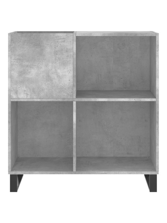 Skříňka na LP desky betonově šedá 84,5x38x89cm kompozitní dřevo