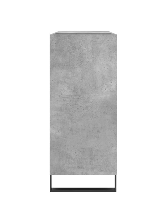 Skříňka na LP desky betonově šedá 84,5x38x89cm kompozitní dřevo