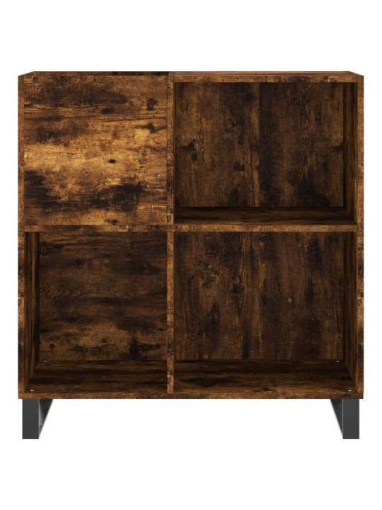 Skříňka na LP desky kouřový dub 84,5x38x89 cm kompozitní dřevo