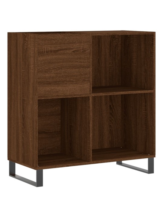 Skříňka na LP desky hnědý dub 84,5x38x89 cm kompozitní dřevo