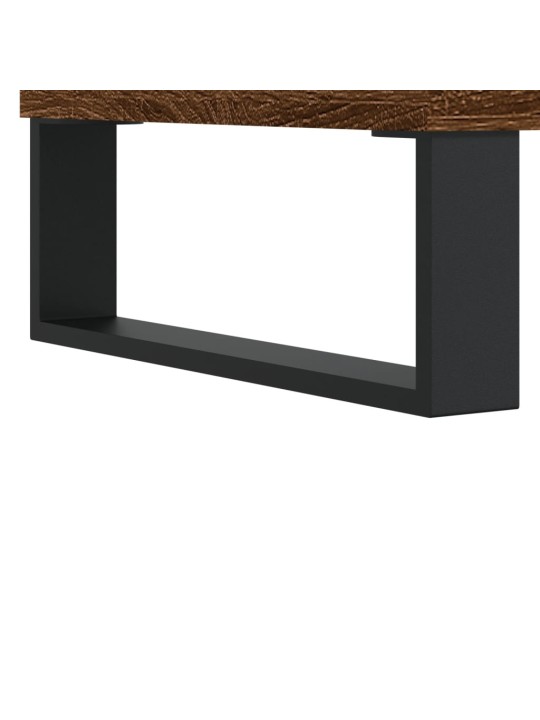 Skříňka na LP desky hnědý dub 84,5x38x89 cm kompozitní dřevo