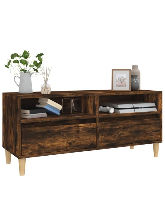 TV skříňka kouřový dub 100 x 34,5 x 44,5 cm kompozitní dřevo
