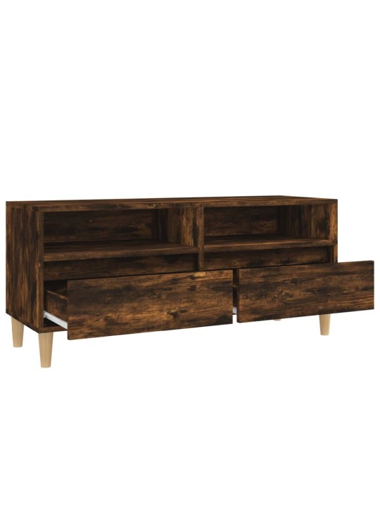 TV skříňka kouřový dub 100 x 34,5 x 44,5 cm kompozitní dřevo