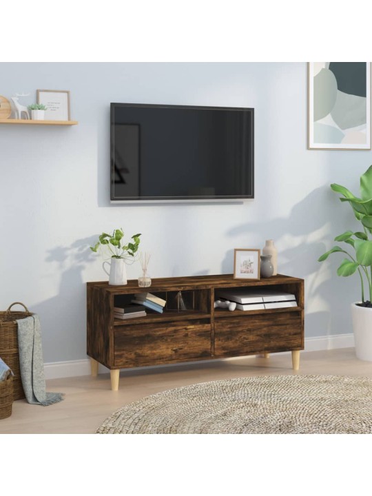 TV skříňka kouřový dub 100 x 34,5 x 44,5 cm kompozitní dřevo
