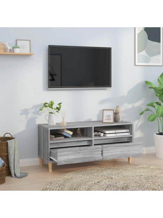 TV skříňka šedá sonoma 100 x 34,5 x 44,5 cm kompozitní dřevo