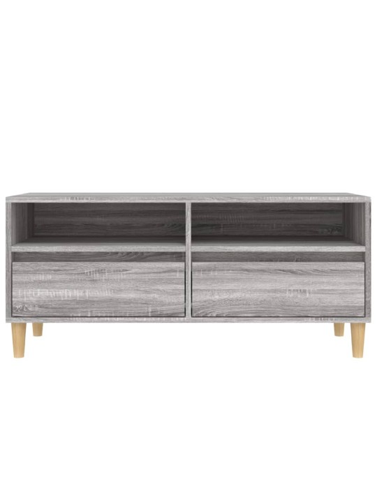 TV skříňka šedá sonoma 100 x 34,5 x 44,5 cm kompozitní dřevo