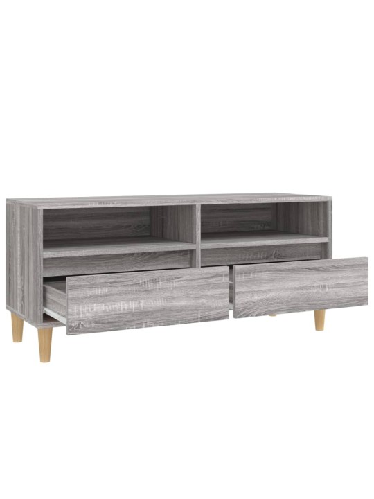 TV skříňka šedá sonoma 100 x 34,5 x 44,5 cm kompozitní dřevo