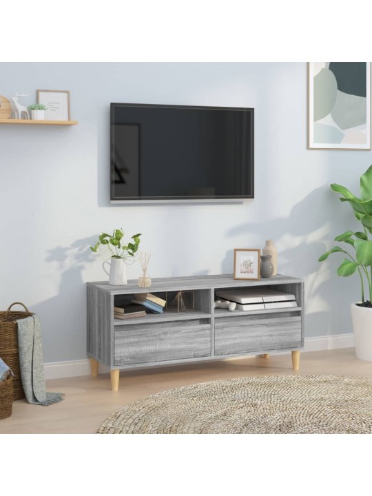 TV skříňka šedá sonoma 100 x 34,5 x 44,5 cm kompozitní dřevo