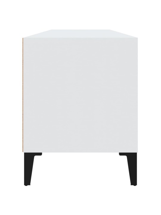 TV skříňka bílá 100 x 34,5 x 44,5 cm kompozitní dřevo