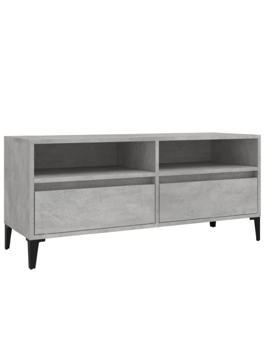 TV skříňka betonově šedá 100 x 34,5 x 44,5 cm kompozitní dřevo