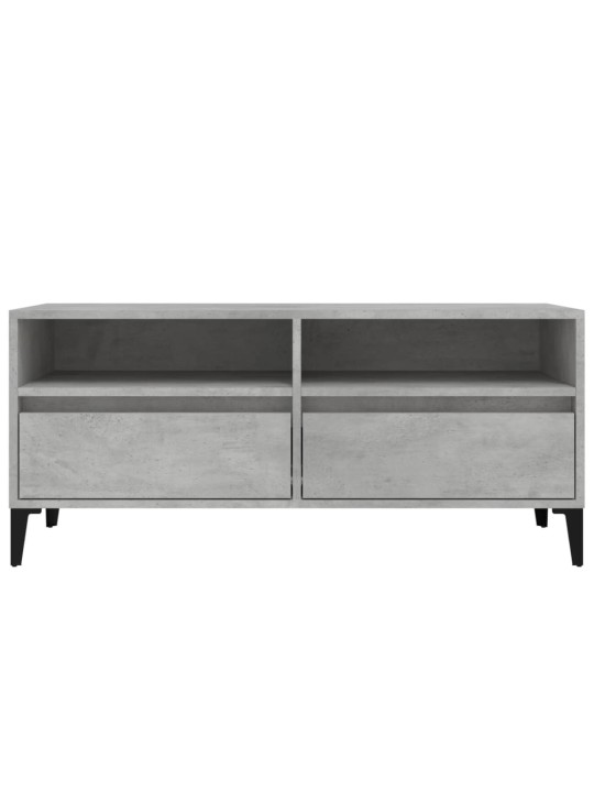 TV skříňka betonově šedá 100 x 34,5 x 44,5 cm kompozitní dřevo