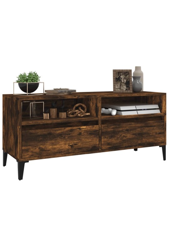 TV skříňka kouřový dub 100 x 34,5 x 44,5 cm kompozitní dřevo