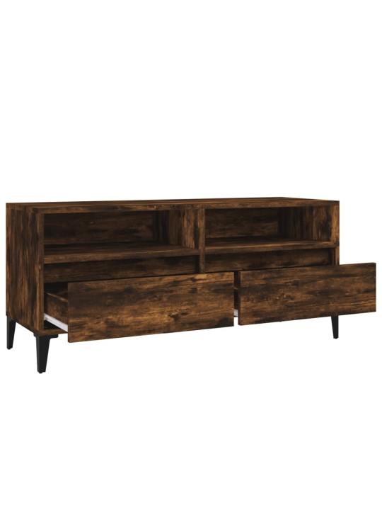 TV skříňka kouřový dub 100 x 34,5 x 44,5 cm kompozitní dřevo