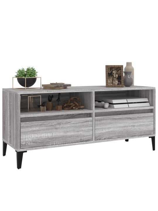 TV skříňka šedá sonoma 100 x 34,5 x 44,5 cm kompozitní dřevo