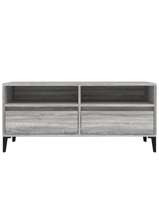 TV skříňka šedá sonoma 100 x 34,5 x 44,5 cm kompozitní dřevo