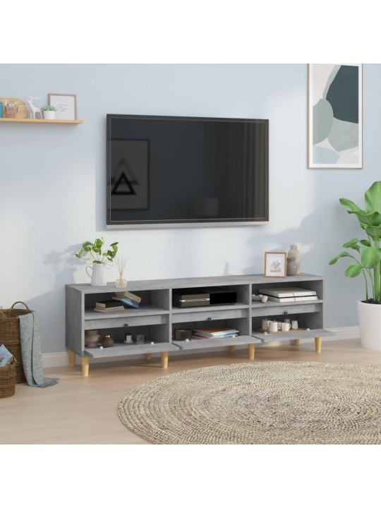 TV skříňka betonově šedá 150 x 30 x 44,5 cm kompozitní dřevo