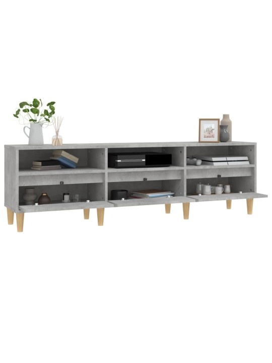 TV skříňka betonově šedá 150 x 30 x 44,5 cm kompozitní dřevo