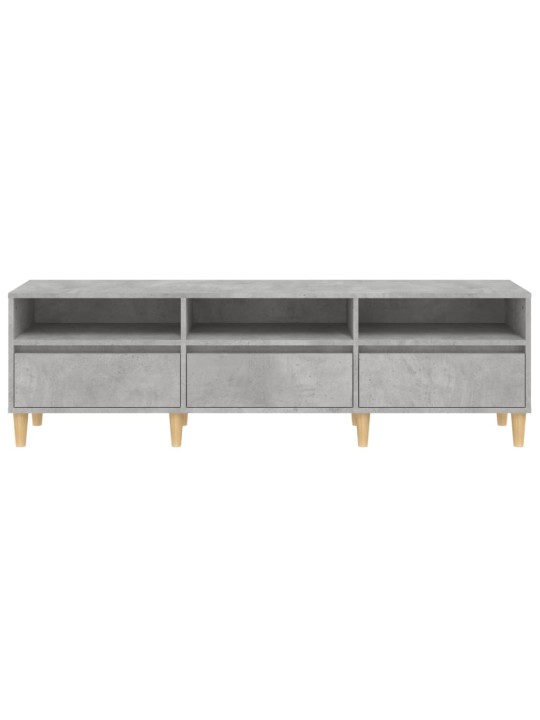 TV skříňka betonově šedá 150 x 30 x 44,5 cm kompozitní dřevo