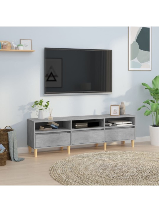 TV skříňka betonově šedá 150 x 30 x 44,5 cm kompozitní dřevo