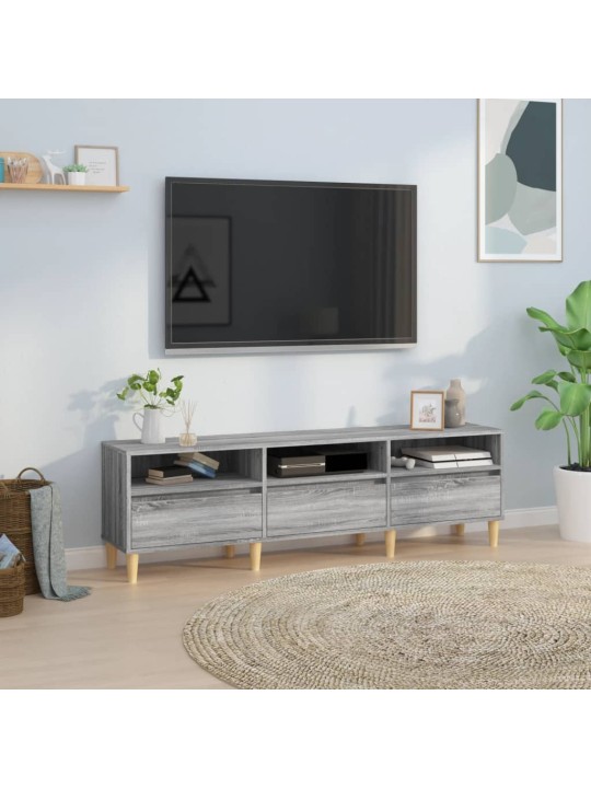 TV skříňka šedá sonoma 150 x 30 x 44,5 cm kompozitní dřevo
