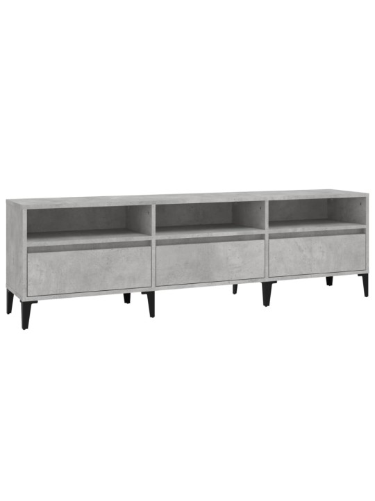 TV skříňka betonově šedá 150 x 30 x 44,5 cm kompozitní dřevo