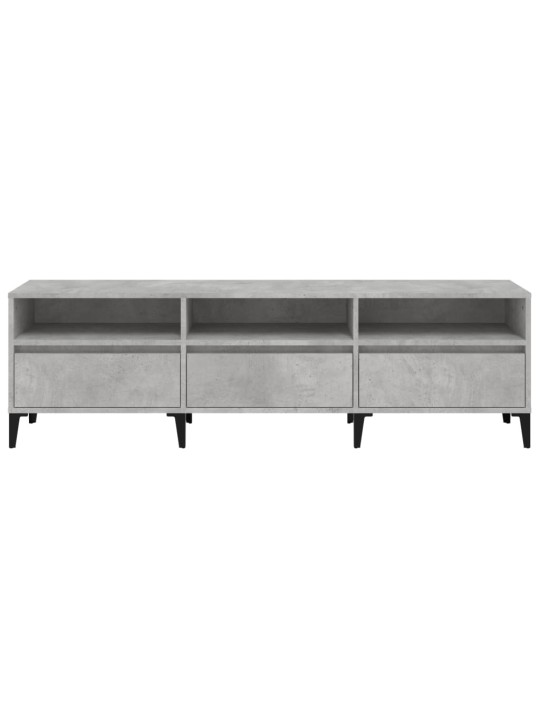 TV skříňka betonově šedá 150 x 30 x 44,5 cm kompozitní dřevo