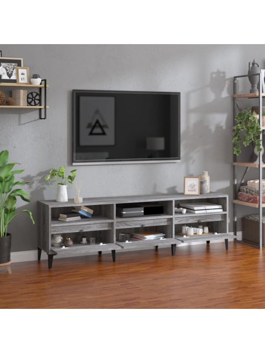 TV skříňka šedá sonoma 150 x 30 x 44,5 cm kompozitní dřevo