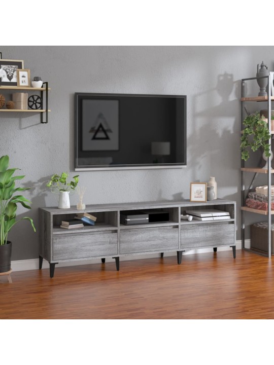 TV skříňka šedá sonoma 150 x 30 x 44,5 cm kompozitní dřevo
