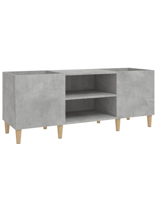 Skříňka na LP desky betonově šedá 121x38x48 cm kompozitní dřevo
