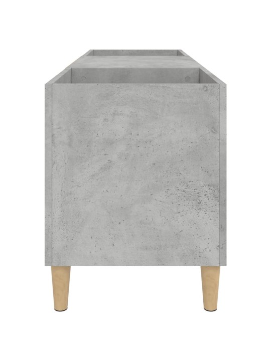Skříňka na LP desky betonově šedá 121x38x48 cm kompozitní dřevo
