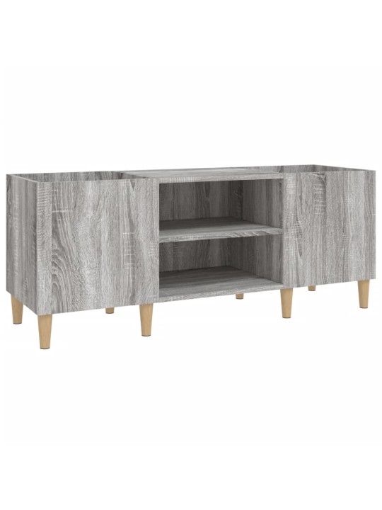 Skříňka na LP desky šedá sonoma 121x38x48 cm kompozitní dřevo