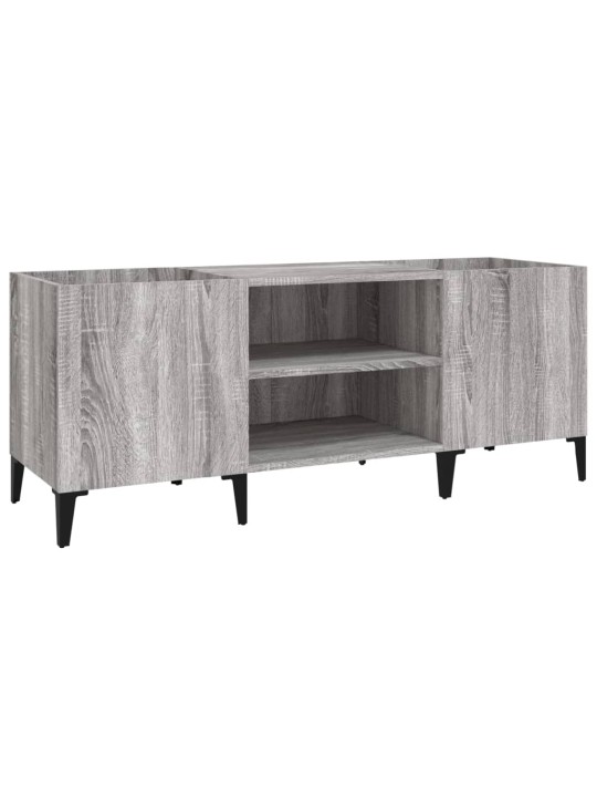 Skříňka na LP desky šedá sonoma 121x38x48 cm kompozitní dřevo