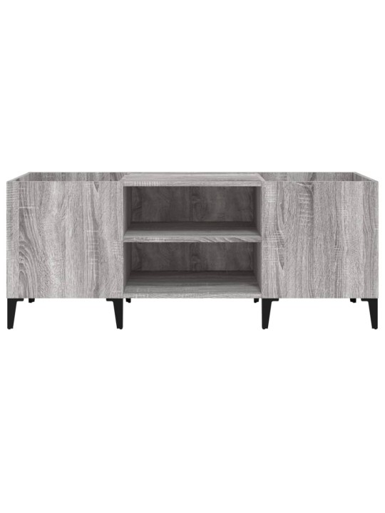 Skříňka na LP desky šedá sonoma 121x38x48 cm kompozitní dřevo