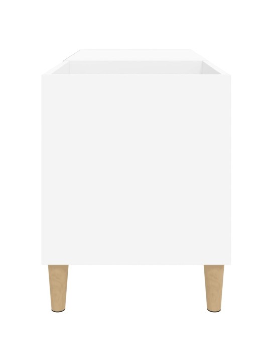 Skříňka na LP desky bílá 84,5 x 38 x 48 cm kompozitní dřevo