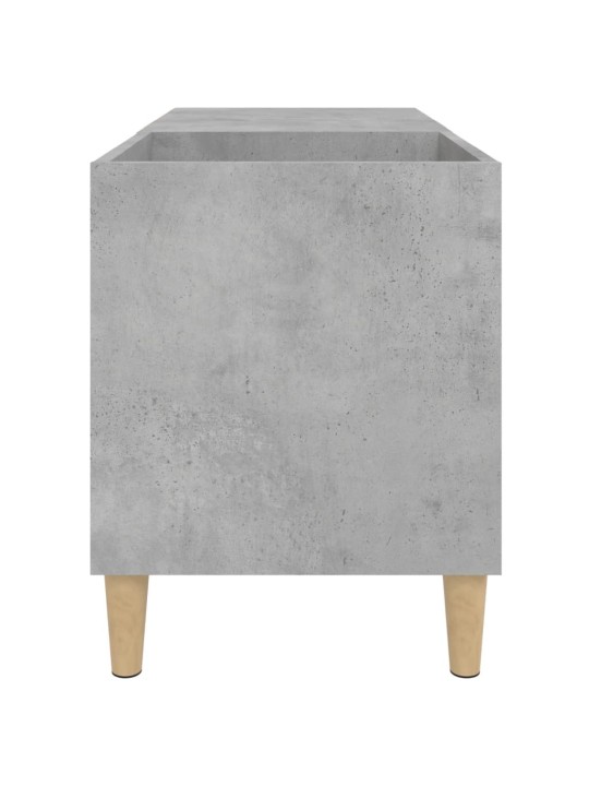 Skříňka na LP desky betonově šedá 84,5x38x48cm kompozitní dřevo