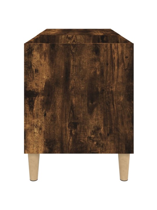 Skříňka na LP desky kouřový dub 84,5x38x48 cm kompozitní dřevo