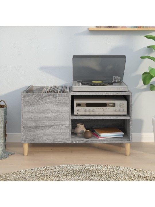 Skříňka na LP desky šedá sonoma 84,5x38x48 cm kompozitní dřevo