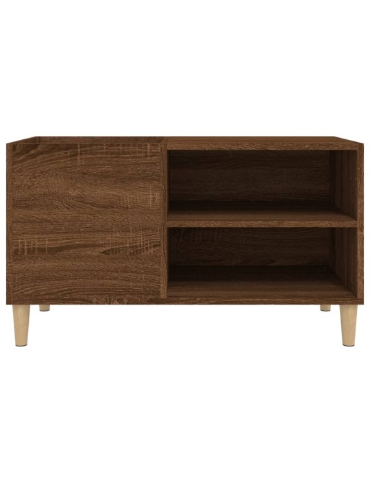 Skříňka na LP desky hnědý dub 84,5x38x48 cm kompozitní dřevo