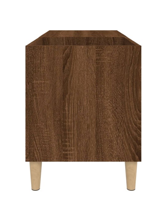 Skříňka na LP desky hnědý dub 84,5x38x48 cm kompozitní dřevo