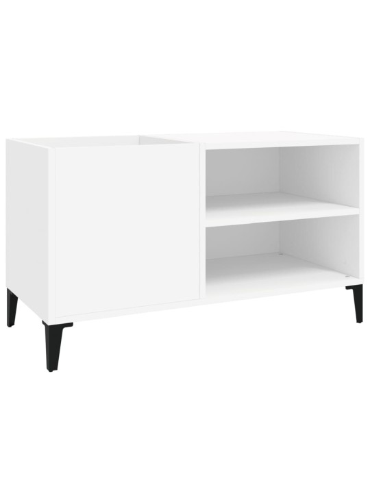 Skříňka na LP desky bílá 84,5 x 38 x 48 cm kompozitní dřevo